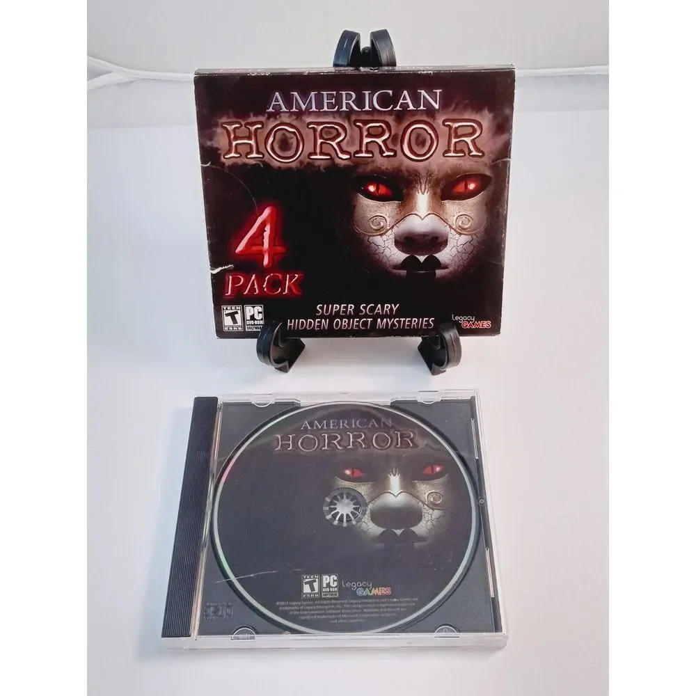 American Horror: Super Scary Hidden Object Mysteries, 4 Spine Tingling (PC Game)